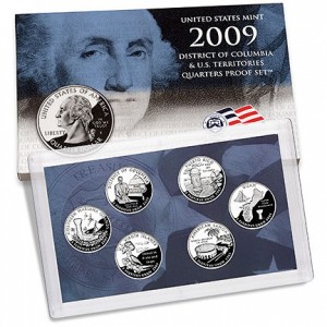 2009 DC & US Territories Quarters Proof Set - Click to Enlarge
