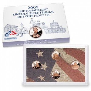 2009 Lincoln Bicentennial One Cent Proof Set - Click to Enlarge