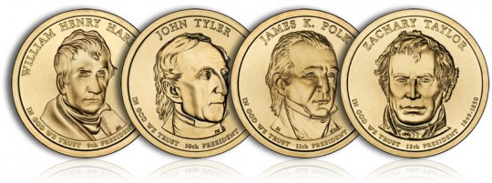 Uncirculated 2009 Presidential Dollars - Click to Enlarge