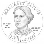 Margaret Taylor First Spouse Gold Coin Design Margaret Taylor First Spouse Gold Coin Design