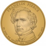 2010 Franklin Pierce Presidential $1 Coin, Obverse