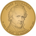 2010 James Buchanan Presidential $1 Coin, Obverse