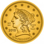 Buchanan Liberty First Spouse Gold Coin Obverse Buchanan Liberty First Spouse Gold Coin Obverse