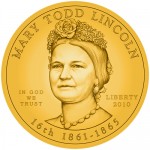 Mary Lincoln First Spouse Gold Coin Obverse Mary Lincoln First Spouse Gold Coin Obverse