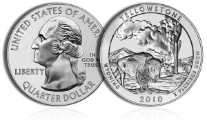 2010 Yellowstone Silver Coin 2010 Yellowstone Silver Coin