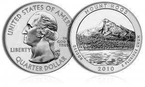 2010 Mount Hood Silver Coin