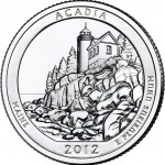 2012 Acadia National Park Quarter (US Mint image) 2012 Acadia National Park Quarter (US Mint image)