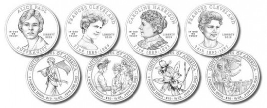 2012 First Spouse Gold Coin Designs