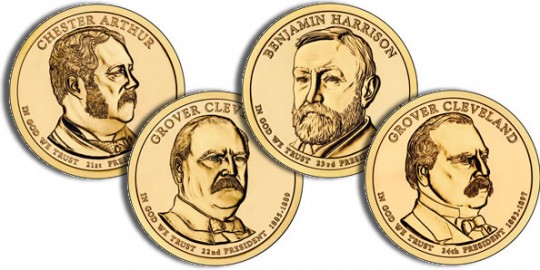 2012 Presidential $1 Coins (US Mint images) 2012 Presidential $1 Coins (US Mint images)