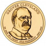 2012 Grover Cleveland (First Term) Presidential $1 Coin (US Mint image) 2012 Grover Cleveland (First Term) Presidential $1 Coin (US Mint image)